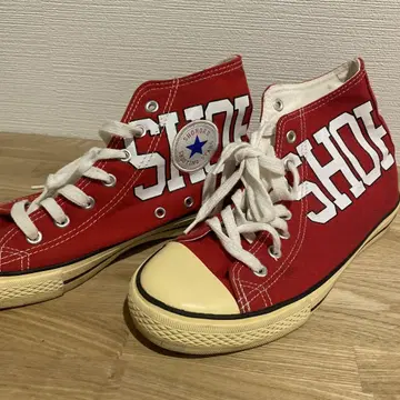 쇼호쿠 고등학교 농구 슬램덩크 SHOHOKU 하이컷 스니커즈 레드