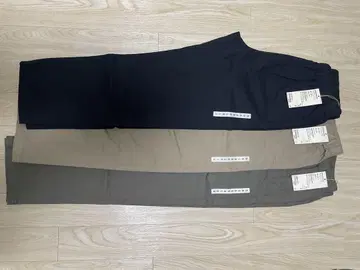 무인양품 워싱 코튼 이지 팬츠 블랙 베이지 카키 S 사이즈