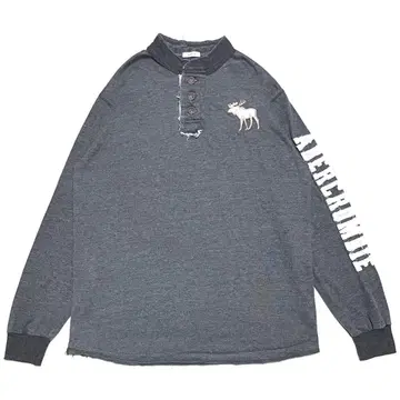 스테디셀러 Abercrombie & Fitch 헨리넥 티셔츠
