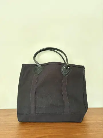 LLBean 블랙 캔버스 토트백