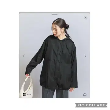 새상품급 BEAUTY&YOUTH 나일론 트윌 후디