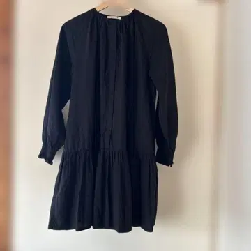 블랙 긴팔 셔츠 원피스