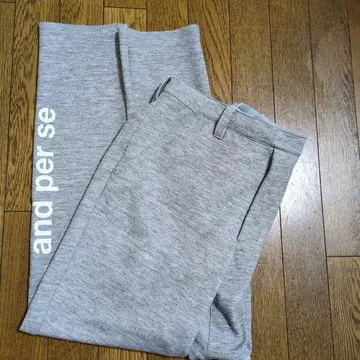 and per se 그레이 드레스 팬츠 재단