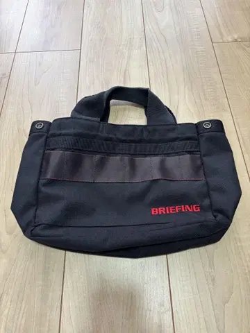 BRIEFING 블랙 토트백 골프 에포트 한정판