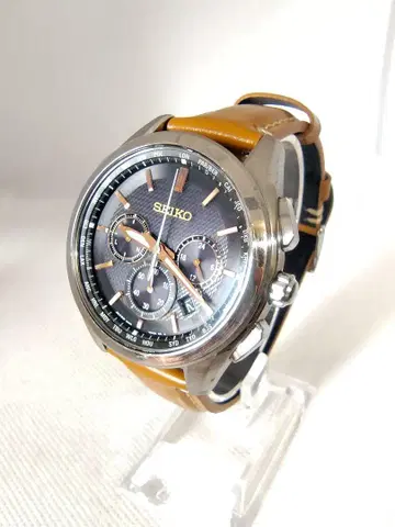 [ 전파 솔라, 벨트 새상품, 레어 ] 세이코 브라이츠 플라이트