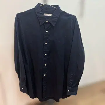 SCYE BASICS 네이비 긴팔 셔츠 38