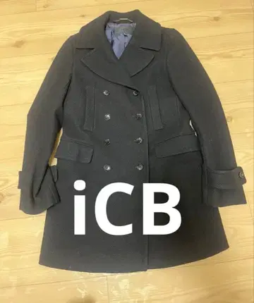 새상품급 iCB 블랙 롱 코트 블랙