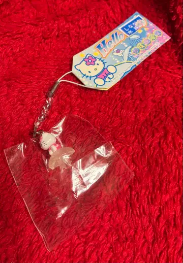 지역 한정 키티 비즈 스트랩 수족관 한정판 해파리