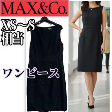 MAX&CO 깔끔한 원피스 S 블랙 미디엄 포멀한 장면에서도!