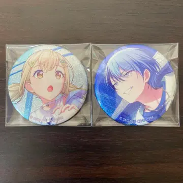 프로세카 아즈사와 코하네 아오야기 토우야 16C 글리터 캔뱃지