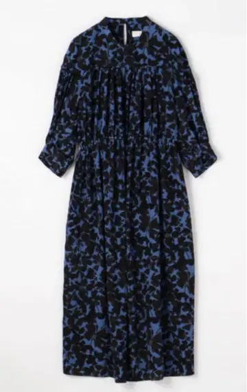 볼지 BALLSEY 꽃무늬 7부 소매 원피스 여성용 size 38