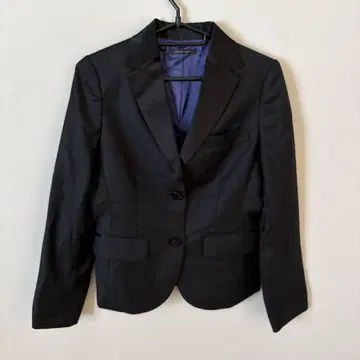DEUXIEME CLASSE 블랙 울 실크 자켓
