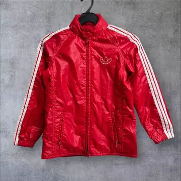 90s adidas 데상트제 나일론 자켓 레드