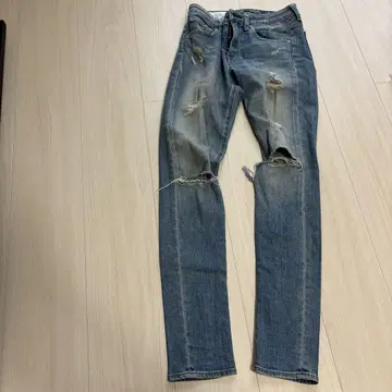 MAISON DE FLEUR 데미지 데님