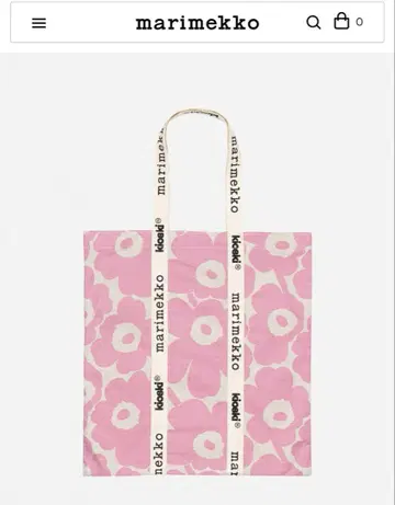 marimekko Carrier Midi Unikko 토트백