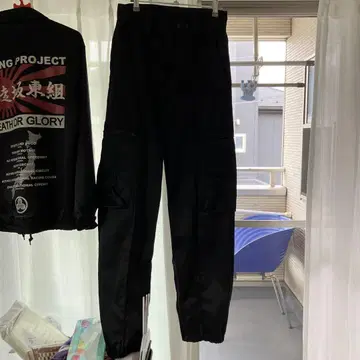 블랙 카고 팬츠 4 포켓 고어텍스 방수