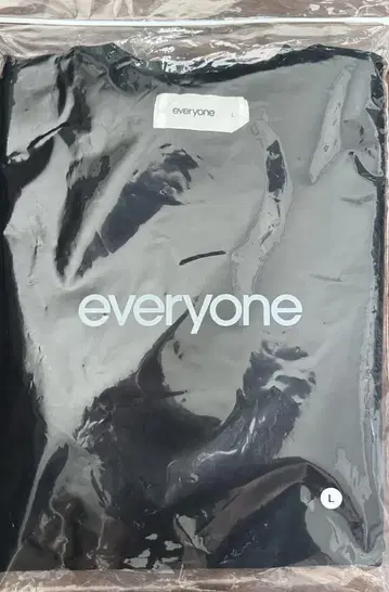 everyone luxury cotton long sleeve BLACK