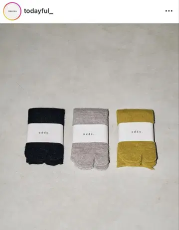투데이풀 odds Mohair Tabi Socks