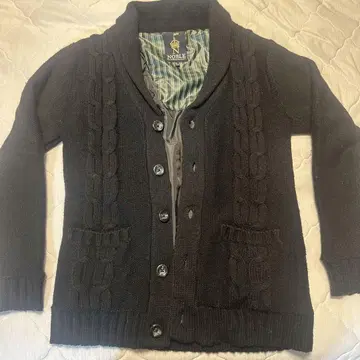 NOBLE 블랙 가디건 L 사이즈