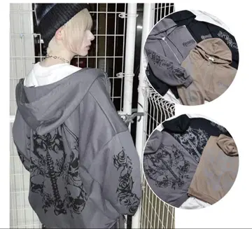 볼칸 & 아프로다이티 후드티 로즈 스컬