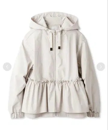 셀포드 블루종 프릴 후드티