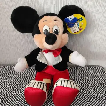 1900년대 빈티지 미키마우스 봉제 인형 (택 포함)