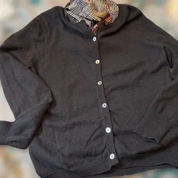 백화점 발 고급 캐시미어 100% 긴팔 가디건