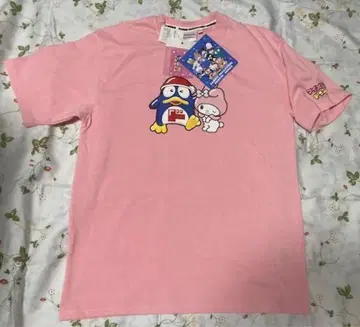 L 돈키 마이멜로디 T셔츠 반팔 새상품 돈키 정품 마이멜로 핑크