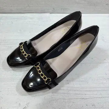 새상품급 젤리빈스 로퍼 펌프스 블랙 여성용 24.5cm