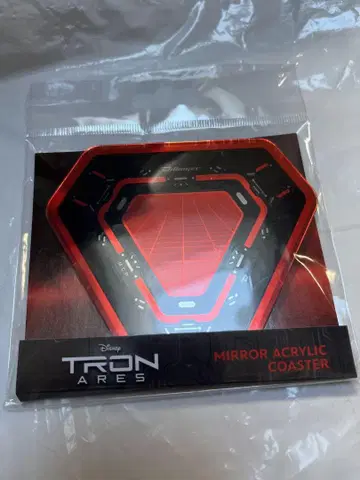 트론: 아레스/Tron Ares 극장 한정판 거울 아크릴 코스터 굿즈