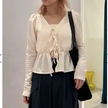 [ SLY ] 2WAY SWELLING JQ PUFF 상의