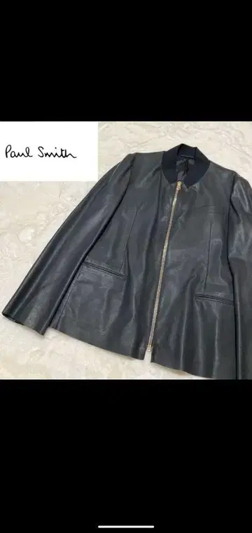 Paul Smith 블랙 가죽 자켓