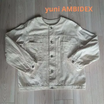 yuni 화이트 데님 자켓