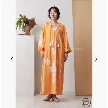 sara mallika 자수 원피스