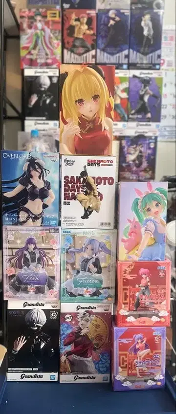 피규어 세트 - Fate/Grand Order, Overlord 등