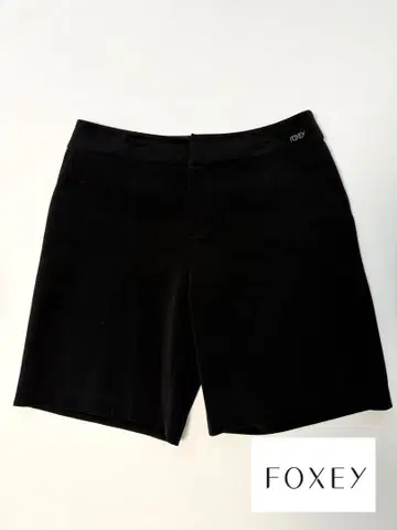 FOXEY NY 폭시 하프 팬츠 NY 스트레치 블랙 42