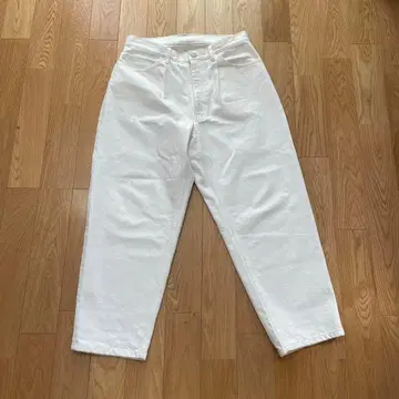 BEAMS 와이드 테이퍼드 데님 L 사이즈