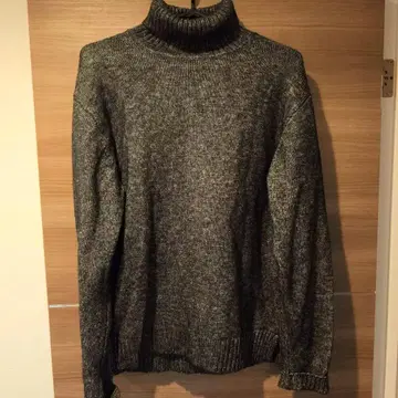 [새상품급] BEAMS HEART 터틀넥 스웨터 L 그레이