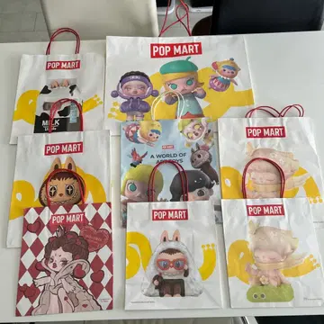 POPMART 쇼핑백 여러가지