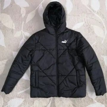 PUMA 충전솜 후드 부착 블루종 자켓/남성용/XL/블랙
