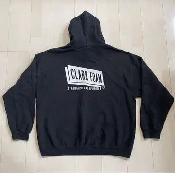 CLARK FOAM 블랙 후드티 XL