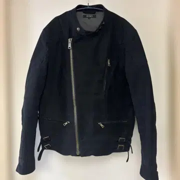 BEAMS 라이더 자켓 블랙 코튼 M