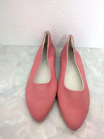 [ 미사용 새상품 ] 핑크 플랫슈즈 23cm