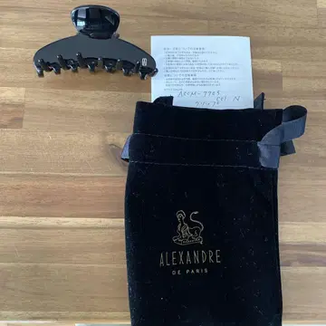 ALEXANDRE DE PARIS 블랙 헤어 클립