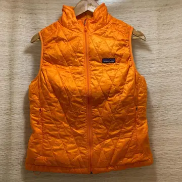 플리마켓 patagonia 퀼팅 다운 베스트 M 오렌지