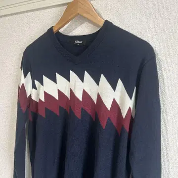 Titleist V넥 스웨터 니트 네이비 M