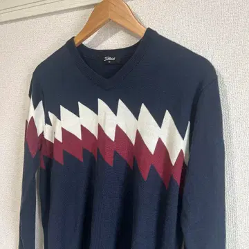 Titleist V넥 스웨터 니트 네이비 M