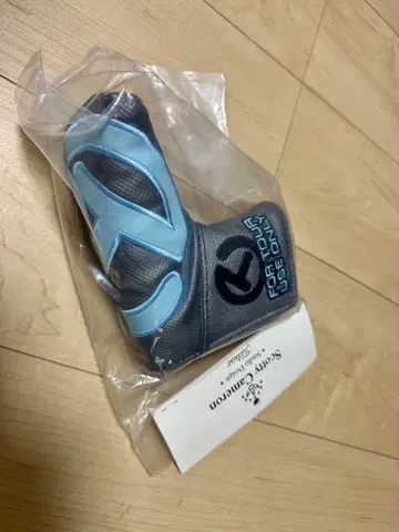 Scotty Cameron 퍼터용 골프헤드커버 블랙/파랑