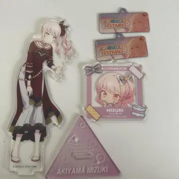 아키야마 미즈키 아크릴 스탠드 시크릿 스탠스 키링 카미고 축제 키링