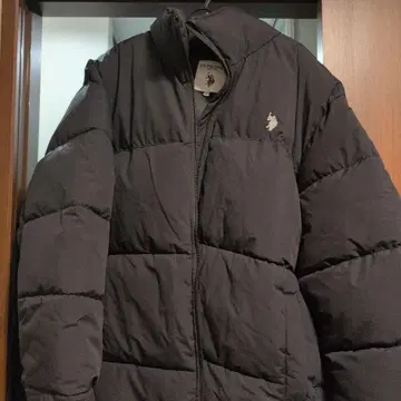 U.S. POLO ASSN. 블랙 다운 자켓 4L